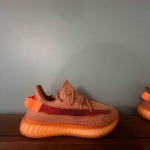 Yeezy Athletic Shoes in Orange and Brown
